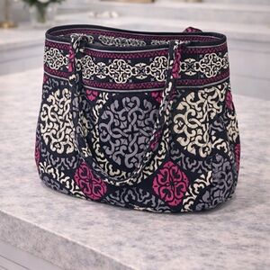 Vera Bradley Canterbury Magenta Holiday Tote